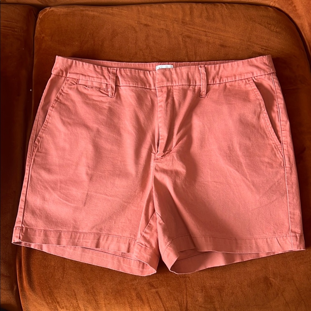A New Day Pink Bermuda Shorts Casual Cotton Blend